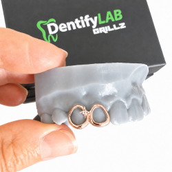 2 diş Swarovski Taşlı Yıldız Grillz Z304
