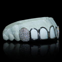 8 teeth Swarovski Frame Grillz Z314