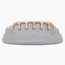 6 Diş Swarovski Taşlı Grillz Z366