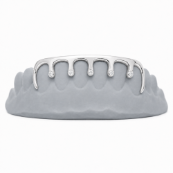 6 Diş Swarovski Taşlı Grillz Z366