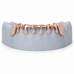 8 Teeth Swarovski Iced Grillz Z377