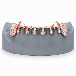 8 Diş Swarovski Taşlı Vampir Grillz Z378