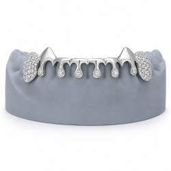 8 Diş Swarovski Taşlı Vampir Grillz Z378