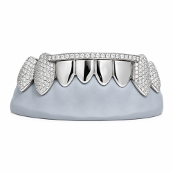 8 Diş Swarovski Taşlı Grillz Z380