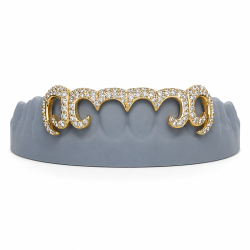 6 Teeth Swarovski Grillz Z383