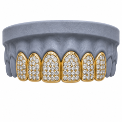6 Teeth Swarovski Grillz Z402