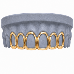 6 Teeth Frame Grillz Z405