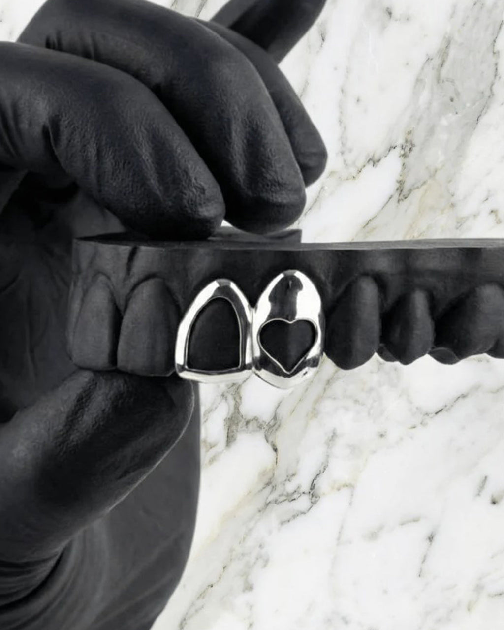 Custom Heart Design Grillz