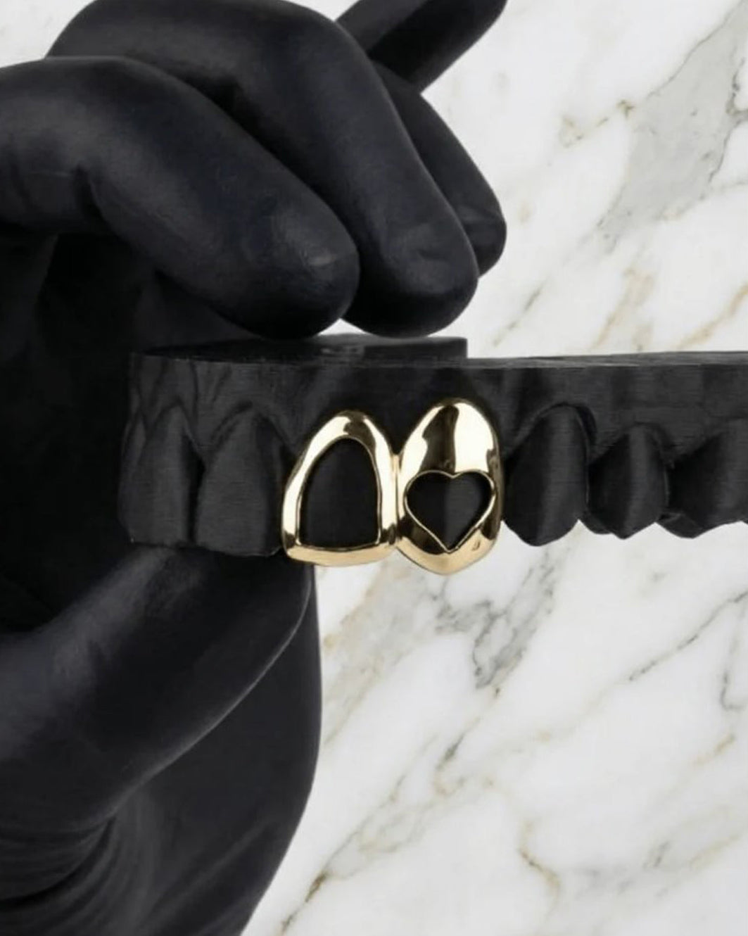 Custom Heart Design Grillz