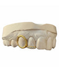 Custom Window Cap Grillz with Swarovski Gemstone