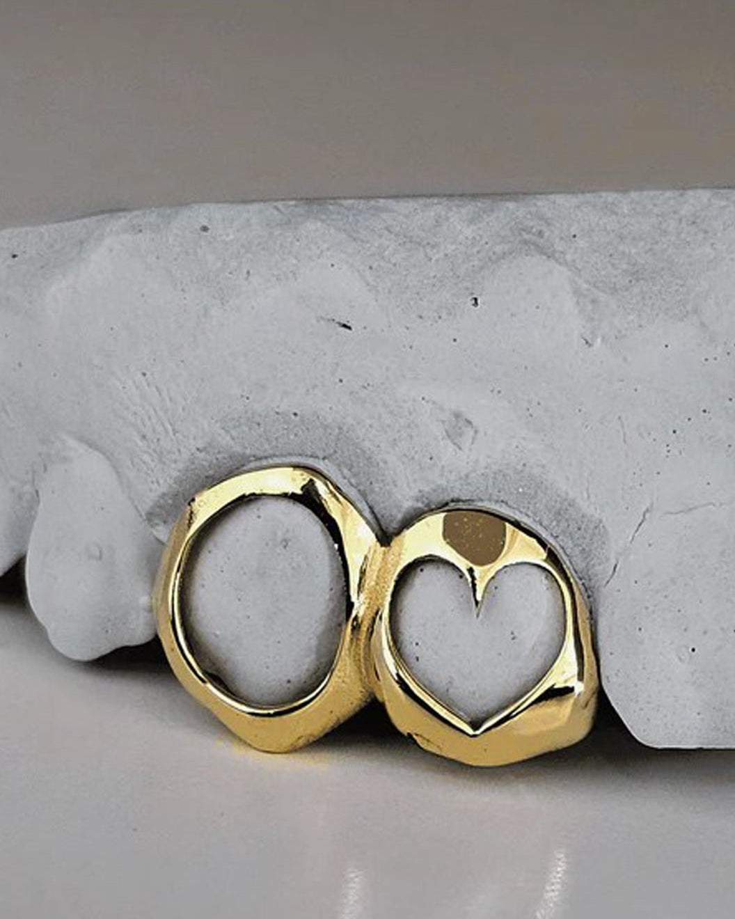 Custom Heart Shaped Grillz