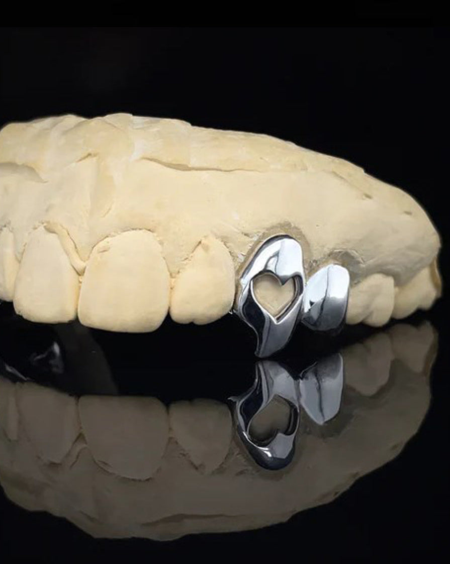 Custom Heart Design Grillz