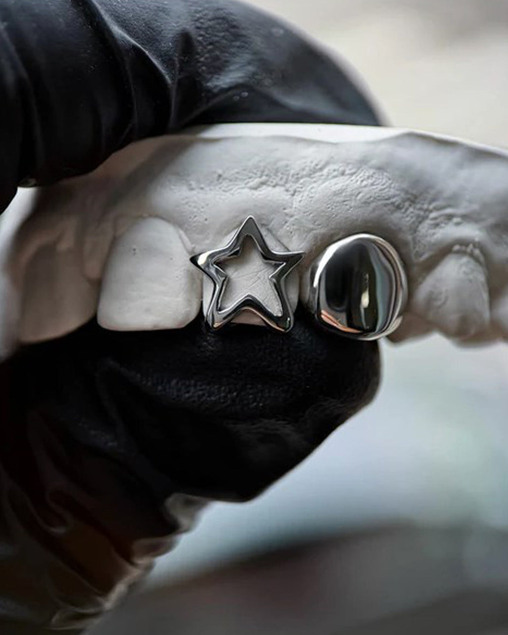 Custom Star and Moon Grillz
