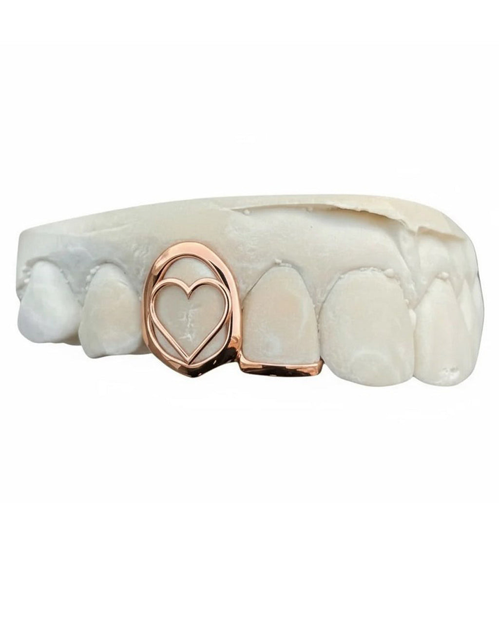 Custom Heart Frame Design Grillz
