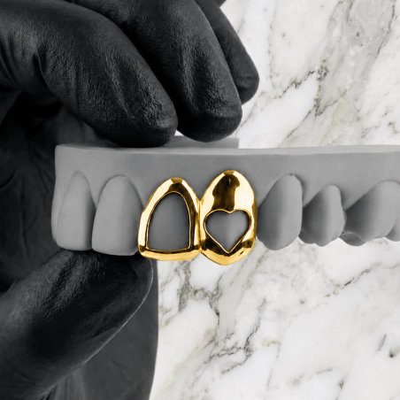 Custom Heart Design Grillz Z323