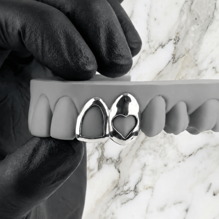 Custom Heart Design Grillz Z323