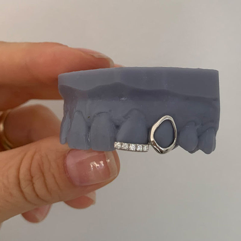 2 TEETH GRILLZ WITH SWAROVSKI Z322