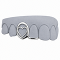 2 TEETH HEARTH GRILLZ Z357