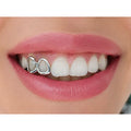 2 TEETH STAR GRILLZ WITH SWAROVSKI Z304