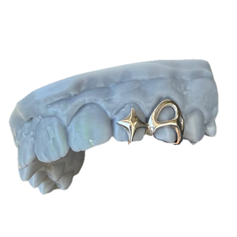 2 TEETH STAR GRILLZ Z306