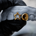 2 TEETH STAR GRILLZ Z337
