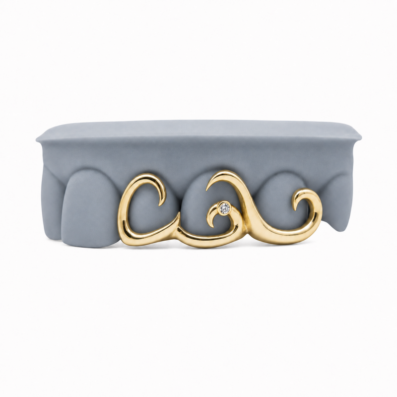 3 TEETH SWAROVSKI GRILLZ Z371