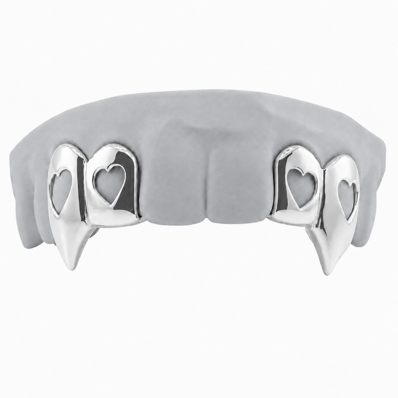 4 TEETH HEARTH GRILLZ Z360