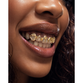 6 TEETH SWAROVSKI HEART AND DRIP GRILLZ Z318