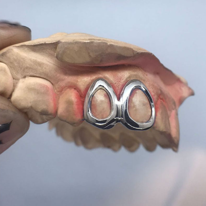 Custom Double Frame Design Grillz