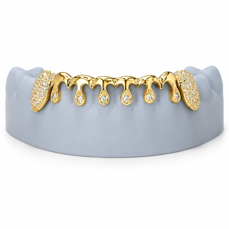 8 TEETH SWAROVSKI ICED GRILLZ Z377