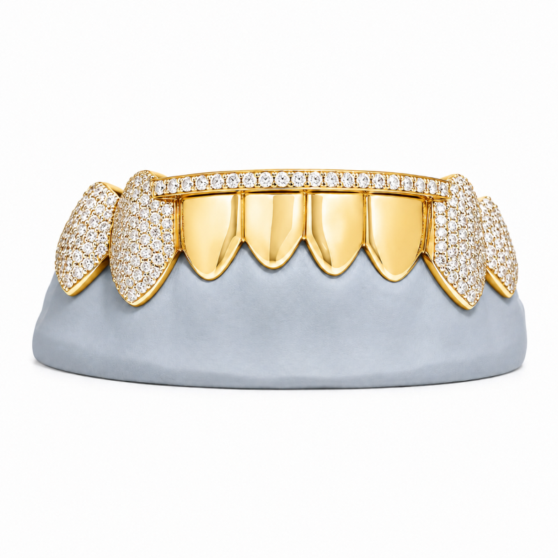 8 TEETH SWAROVSKI ICED GRILLZ Z380