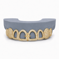 8 TEETH SWAROVSKI ICED WITH STAR GRILLZ Z379