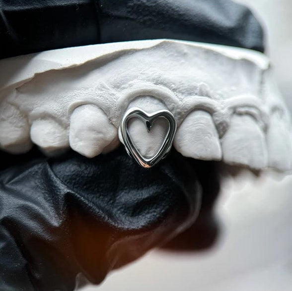 Custom Heart Design Grillz