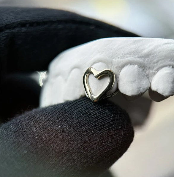 Custom Heart Design Grillz