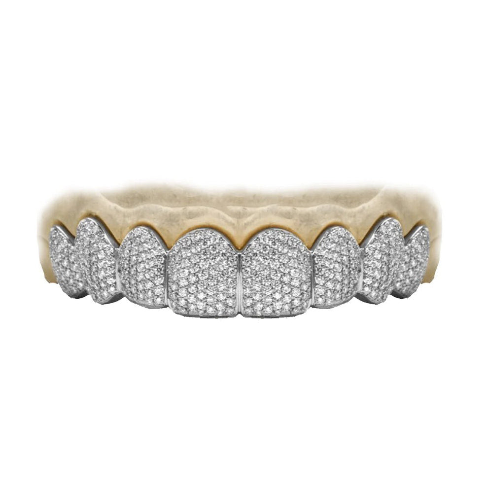 Top 6 Diamond Grillz (VS+ White Gold)