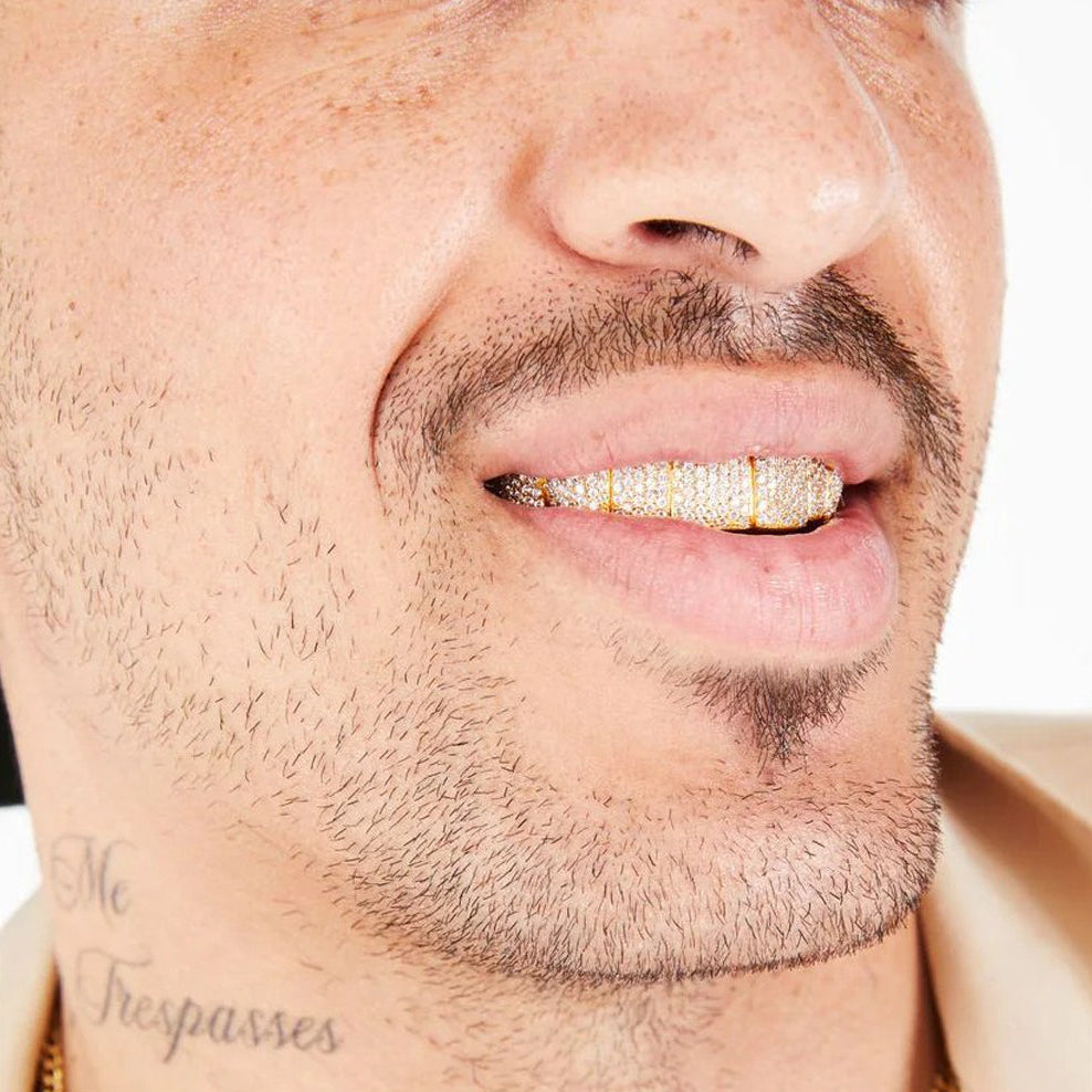 Top 6 Diamond Grillz (VS+ White Gold)
